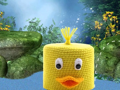Duck  ~ Amigurumi Crocheted Toilet Paper Cover