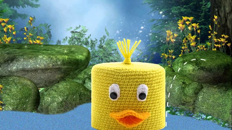 Duck  ~ Amigurumi Crocheted Toilet Paper Cover