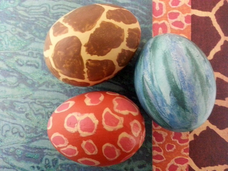 Hand Painted Easter Egg Tutorial inspired by DCWV paper