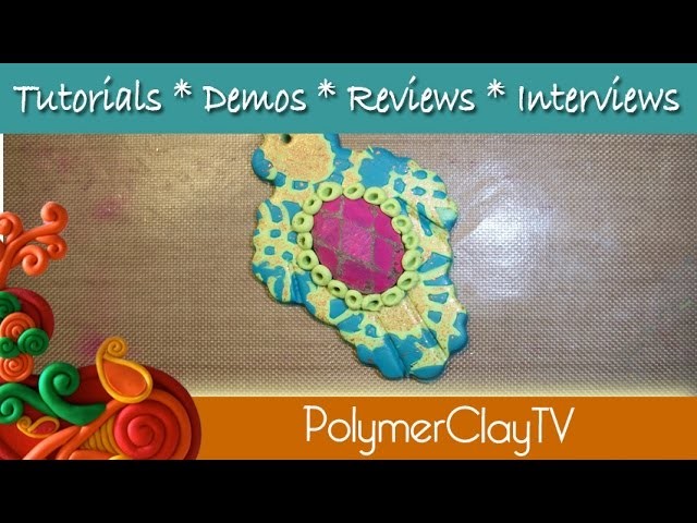 How to Create a Polymer Clay Hamsa using Bling Mold