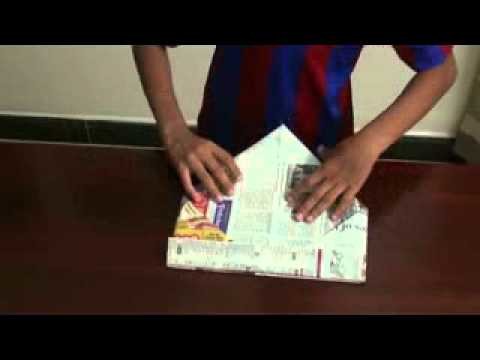 How To  Create  a Transforming paper cap.flv