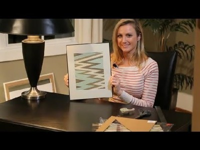 How to Frame Wallpaper As Art : Interior Design 101