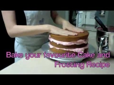 How to make a Mardi Gras Cake-Part1 by Vancouver Cake Designer