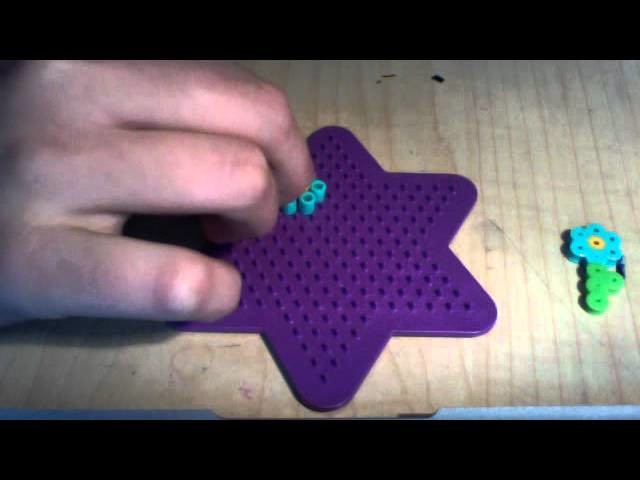 How to make a perler bead flower