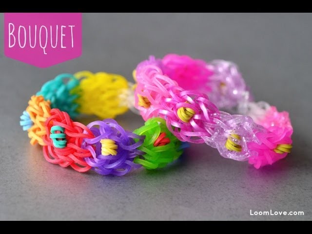 How to Make the Rainbow Loom Bouquet Bracelet