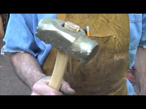 Making Green Sand And Foam Casting A Brass Hammer