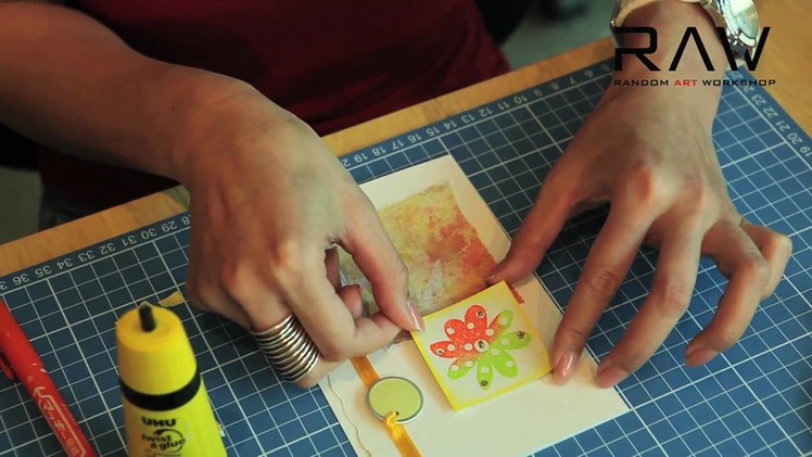 Random Art Workshop (RAW) - Card Making Techniques with Ting Lam  #01