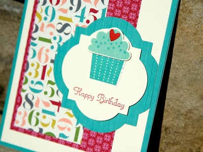 Stampin' Up Birthday Card using Create a Cupcake