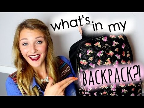 What's In My Backpack?! ♡ SENIOR YEAR ♡