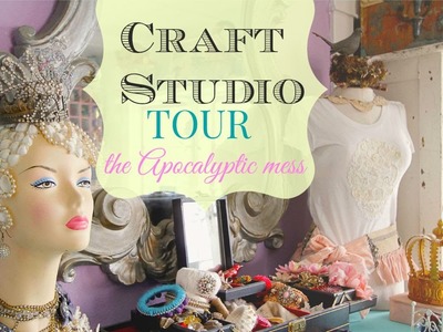 Craft room tour, the apocalyptic mess!