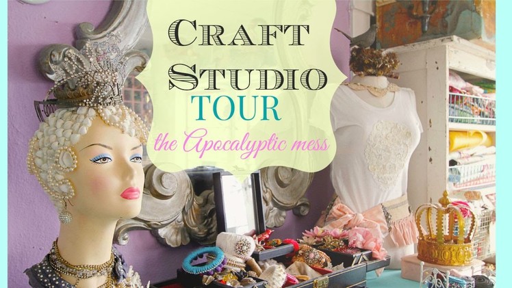 Craft room tour, the apocalyptic mess!