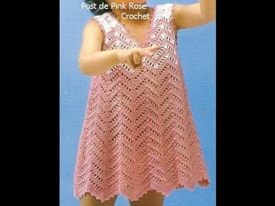 Crochet baby dress| How to crochet an easy shell stitch baby. girl's dress for beginners 205