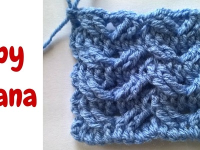 Crochet cable stitch