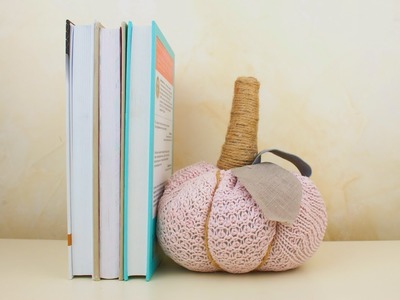 DIY Bookend.Door stopper from an old sweater