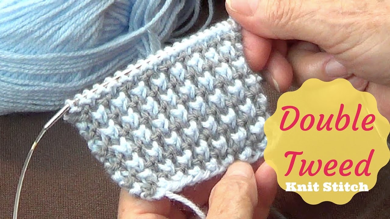 Double Tweed Knit Stitch, My Crafts and DIY Projects
