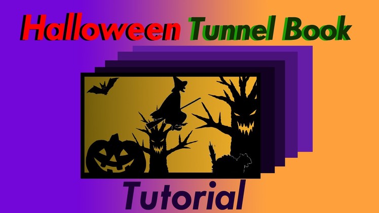 Halloween Tunnel Book - Diorama Craft Tutorial