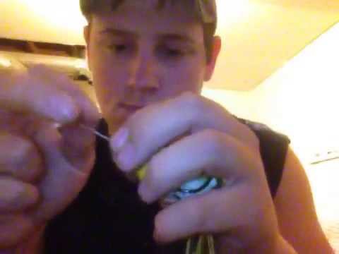 How to change hooks on hollow body frog