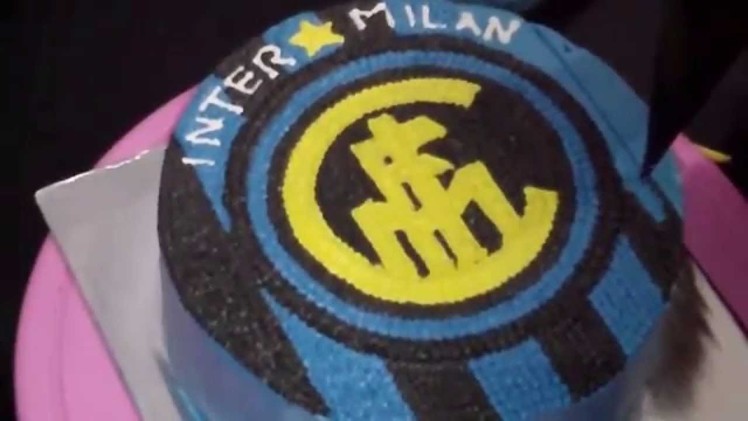 How to Easy Decorate Inter Milan Logo Cake