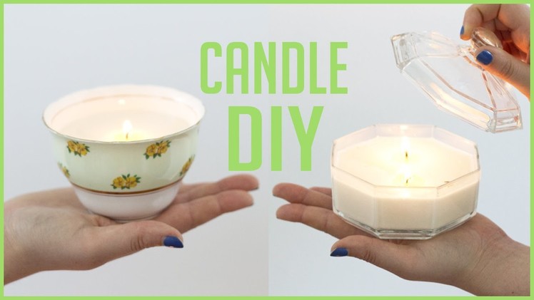 How to Make Candles | DIY Easy Scented Soy Candle