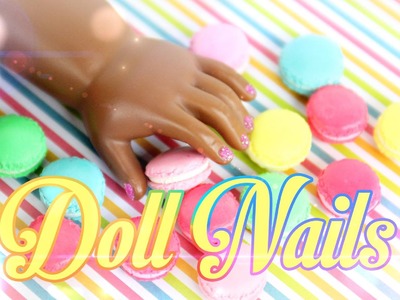 How to Make Painted Doll Nails - Doll Crafts