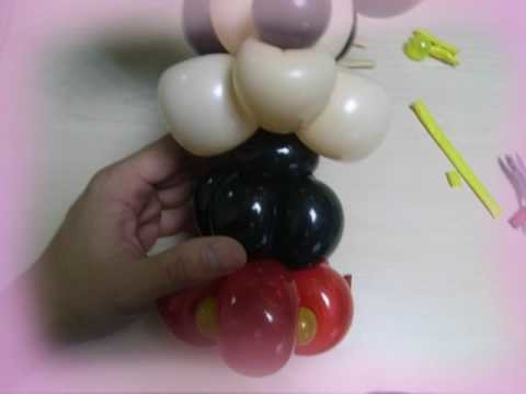 How to twist a balloon mouse