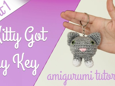 Kitty Amigurumi Keychain Tutorial: Head