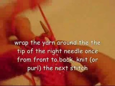 Knitting Techniques: Yarn Over