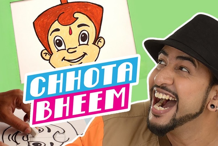 Mad Stuff with Rob – How to draw Chhota Bheem | DIY Drawing for children