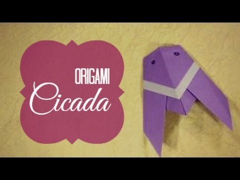 Origami Cicada (Traditional origami) instructions