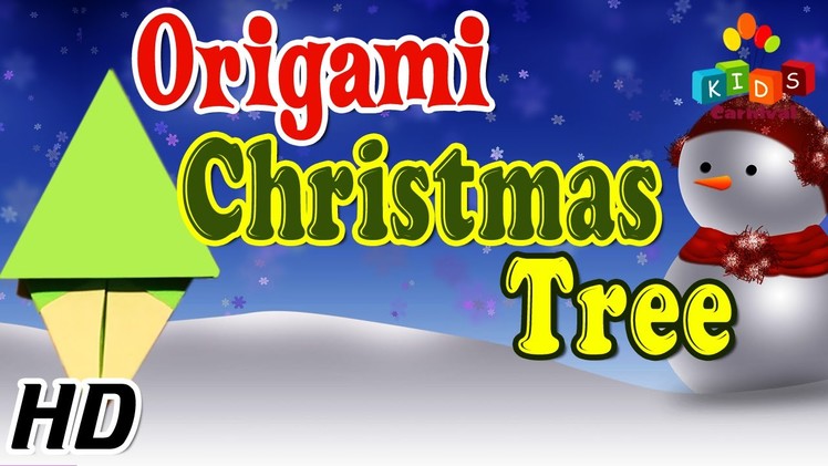 Origami - How To Make CHRISTMAS TREE - Simple Tutorials In English