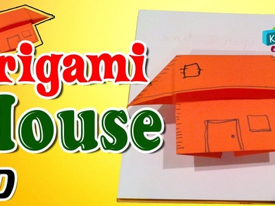 Origami - How To Make HOUSE - Simple Tutorials In English