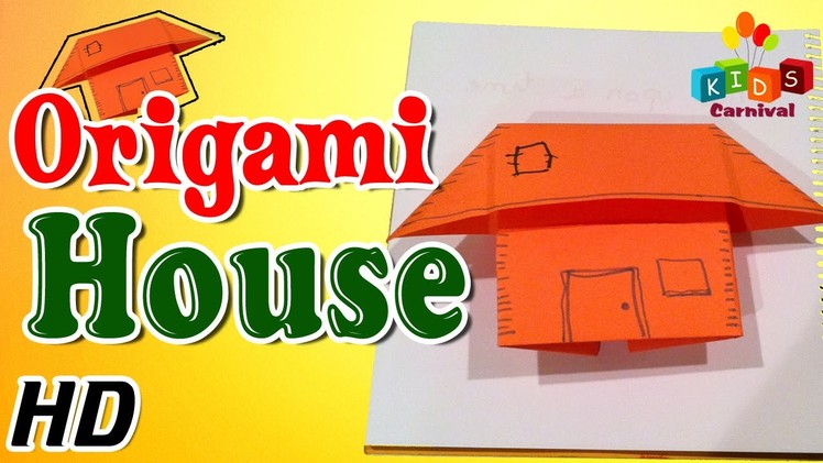 Origami - How To Make HOUSE - Simple Tutorials In English