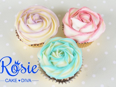 Piping Nozzle Comparisons - Wilton Star tips - Buttercream Rose