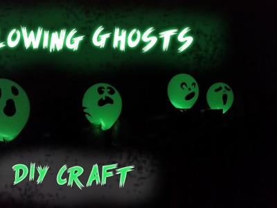 QUICK & EASY Glowing Ghost Halloween Craft