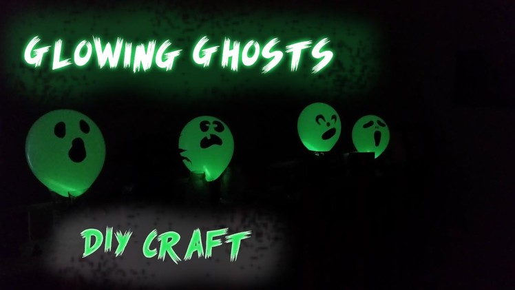 QUICK & EASY Glowing Ghost Halloween Craft