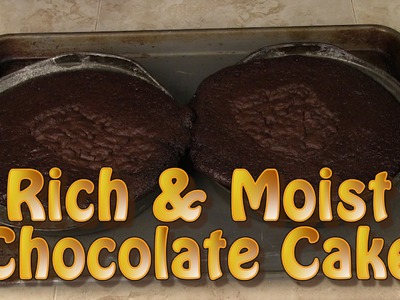 Rich And Moist Chocolate Cake Recipe