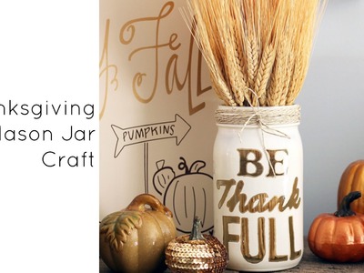 Thanksgiving Mason Jar Craft