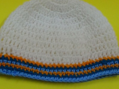 Very easy crochet prayer cap