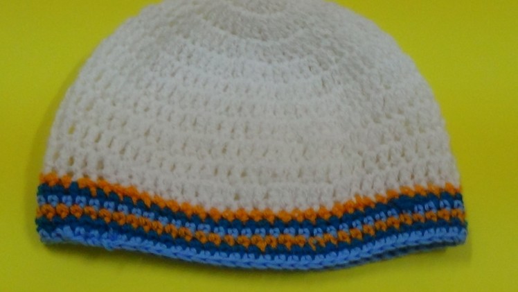Very easy crochet prayer cap