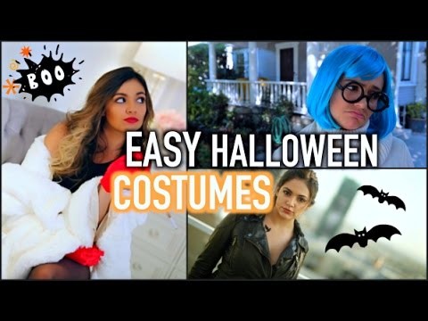5 Adorable Quick + Easy DIY Halloween Costumes!!