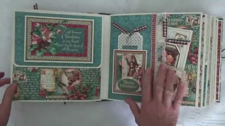Country Craft Creations DT Project Graphic 45's " Christmas Carol" Mini Album