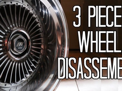 DIY 3 piece Wheel Disassembly (Sandwich Mount WORK Emitz)