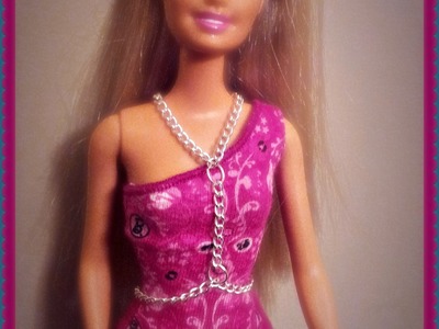 DIY Barbie Jewellery * How to make a body chain for Barbie! Celebrity Body Chain