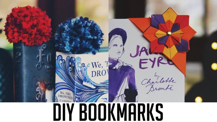 DIY Bookmarks | Origami & Pom Pom