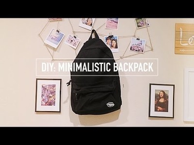 DIY Custom Minimalistic Backpack