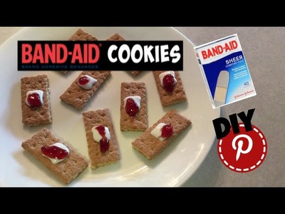 DIY Halloween Food and Snacks - Band Aid Cookies