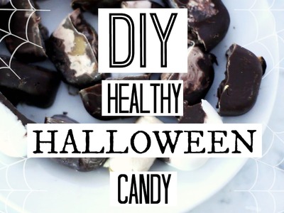 DIY Healthy Halloween Candy + Chocolate Bars! EASY + SUGAR FREE!