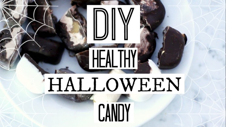 DIY Healthy Halloween Candy + Chocolate Bars! EASY + SUGAR FREE!