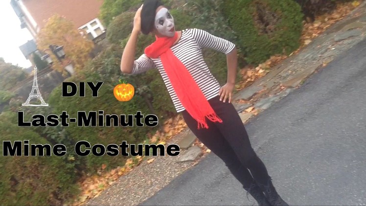 DIY Last-Minute Mime Costume