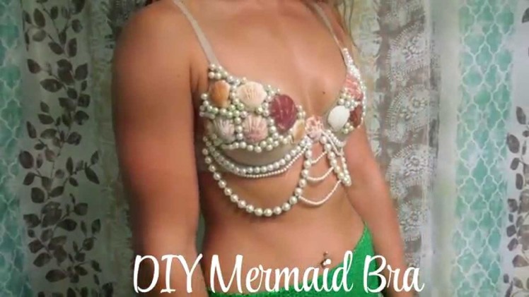 DIY Mermaid Bra Tutorial - Perfect For Halloween